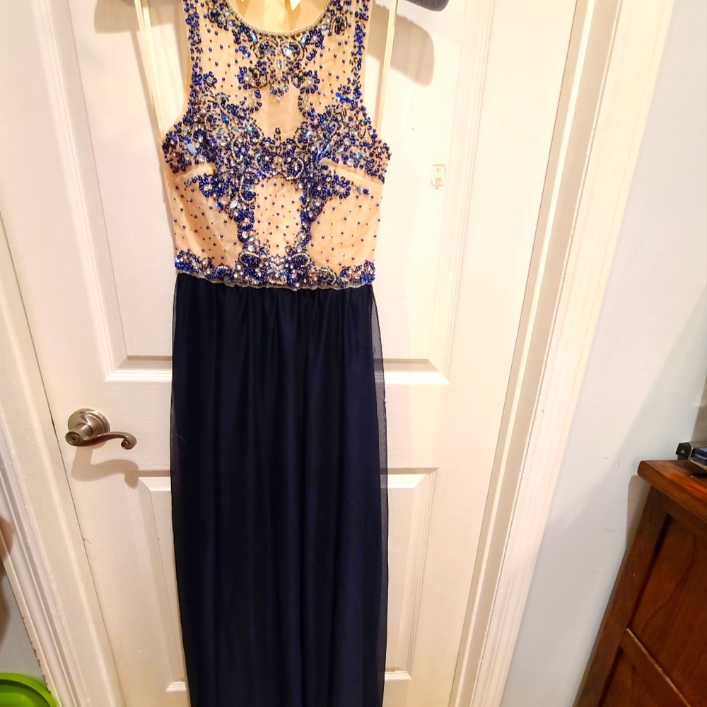 Hand Beaded Prom Dress/Gown